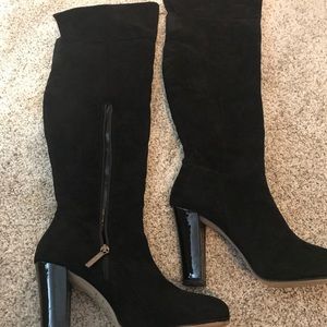 Over the knee Black boots, Kardashian Kollection